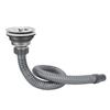 Bathtub Drain Stopper Strainer Stainless Steel Large Size Hair Catcher Drain Strainer Set with Tube