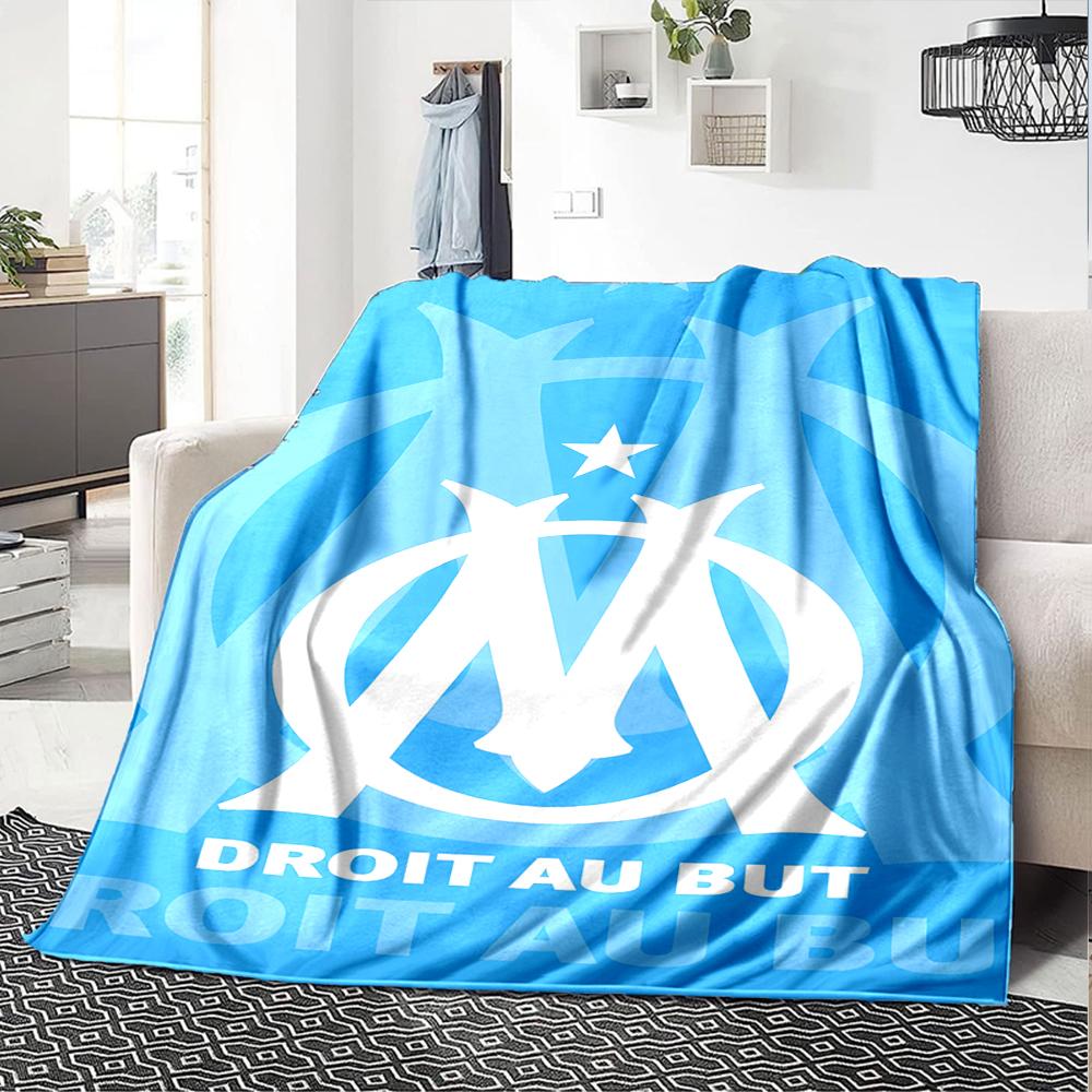 1pc Marseille Blanket, Gift, for Men and Women, Soft Blanket, Good for Sofa Bed Couch Travel, Lightweight Flannel Blanket