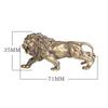 Antique Brass Lion King Home Decor Mininature Copper Animal Figurines Ornaments Bronze Sculpture Desk Craft Decorations Gifts