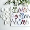 Diameter 25/30/35/40/45mm Round Shape Polymer Clay Mold Cutter Soft Pottery Cutting Die DIY Earring Pendant Jewelry Making Tool