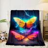 Electric Butterfly Dance Blanket Flannel Blanket Throw Blanket Sofa Cover Blanket Soft Premium Blanket Picnic Blanket Tv Blanket Gifts