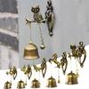 Retro Doorbell Nostalgic Animal Door Bell Metal Iron Bell Wind Chime Bell Decorative Bells