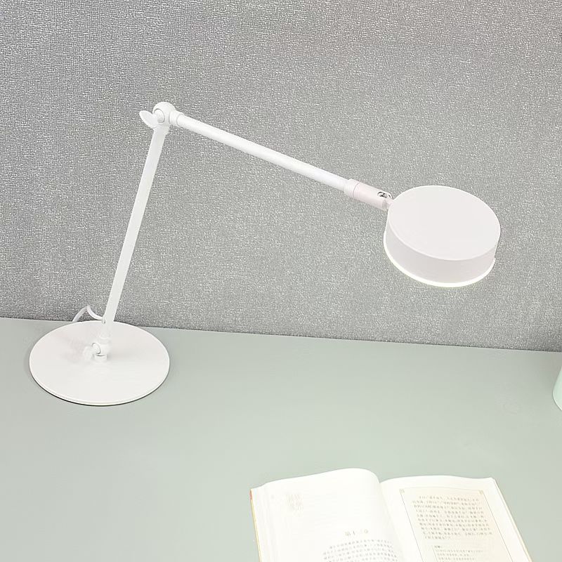 Современная креативная металлическая настольная лампа класса люкс с длинным плечом для офиса, студии, компьютера, рисования, чтения, складная, подключаемая