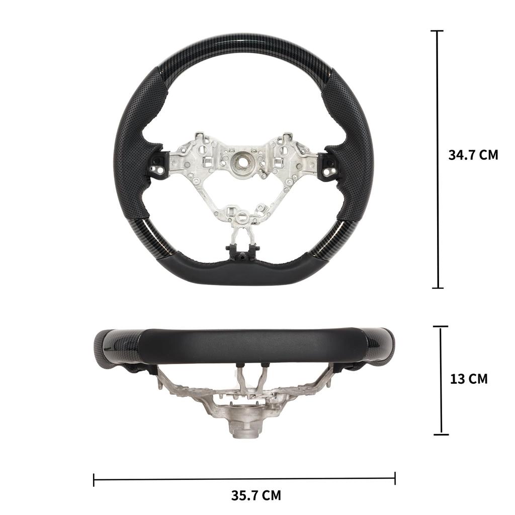 JIANGGAI Рулевое колесо из углеродного волокна для 86 с гидродипированием Toyota/Subaru (Поздний ZN6)/БРЗ (Поздний ZC6)