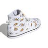 adidas Gudetama X Neo Bravada Средние парусиновые с принтом Повседневные спортивные Нескользящие высокие кеды для скейтборда Унисекс Кроссовки Молочно-белый FY2939