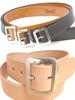 Кожаный ремень с восьмиугольной пряжкой Tochigi, оригинальный ремень Garrison Belt Tan [EIGHT-G] 8BT-01 (Число) (40)