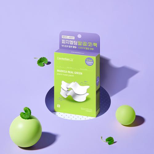 Набор для очищения носа Madeca Real Green Pore Nose Pack (5 упаковок) 2 коробки