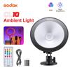 Godox CL10 RGB LED Webcasting Ambient Light 10W Multi-color Lamp Fill Lighting for Studio Makeup Live Video Photography
