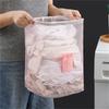 Mounted Mesh Organizer Bag Dirty Clothes Baskets Bathroom Storage Laundry Basket Clothing Bucket