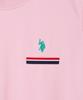 USPOLOASSN Summer Pq Round T-Shirt_Pink