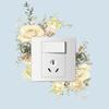 Романтичный цветок Switch Paste Home Background Beautification Декоративные наклейки на стену Самоклеящиеся обои