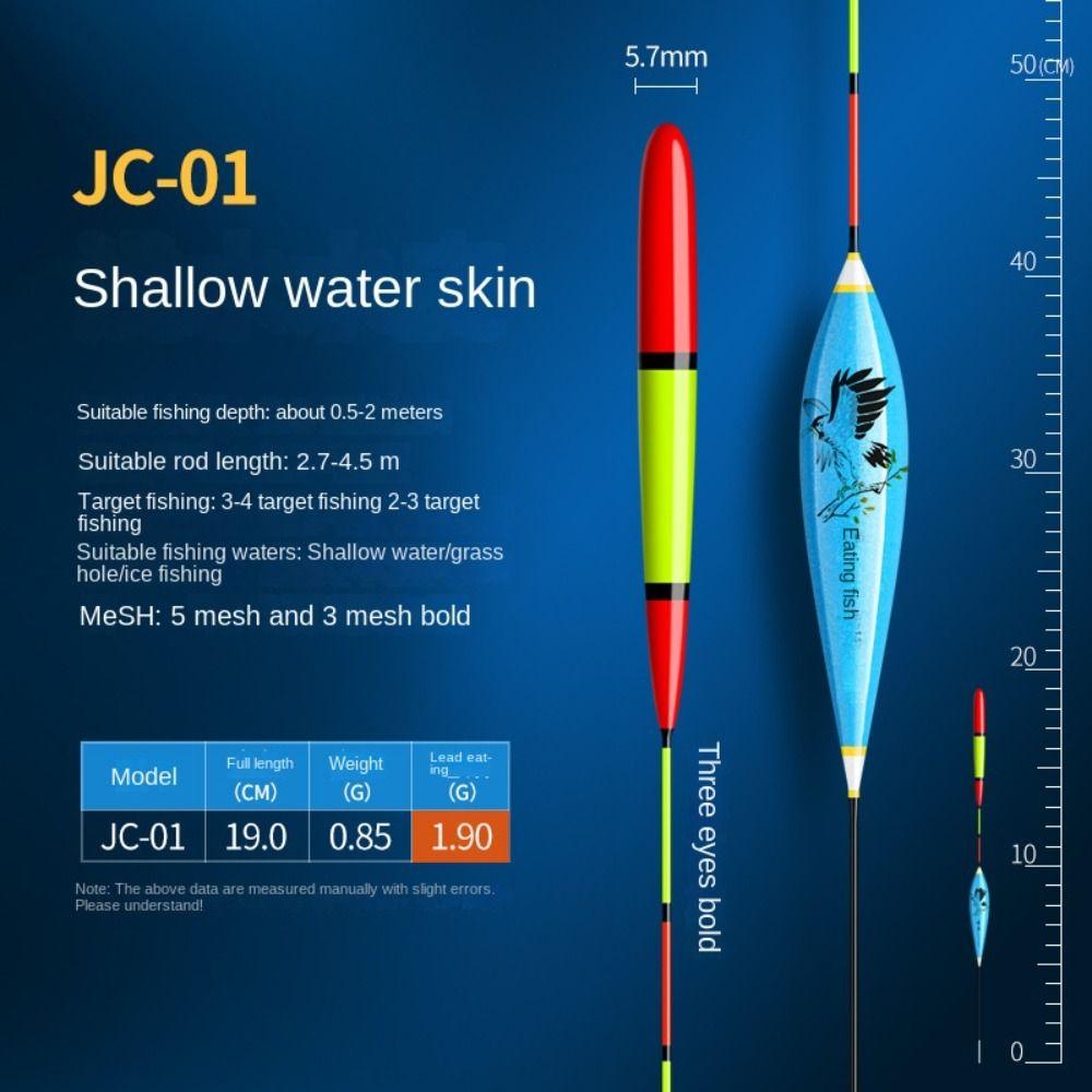 Eye-catching Triangle Tail Floats Bobbers Indicator Light Stick Floats Fishing