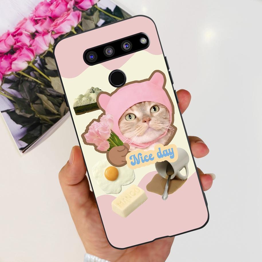 Чехол для LG V50 ThinQ 5G LM-V500EM, чехол для телефона, модный, с цветами и бабочками, из мягкого силикона, задняя крышка для LG V40 V50s Thinq 5G, бампер