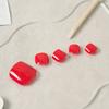 T.I.T.A Solid Pedi Tips 14 Pieces (Red)