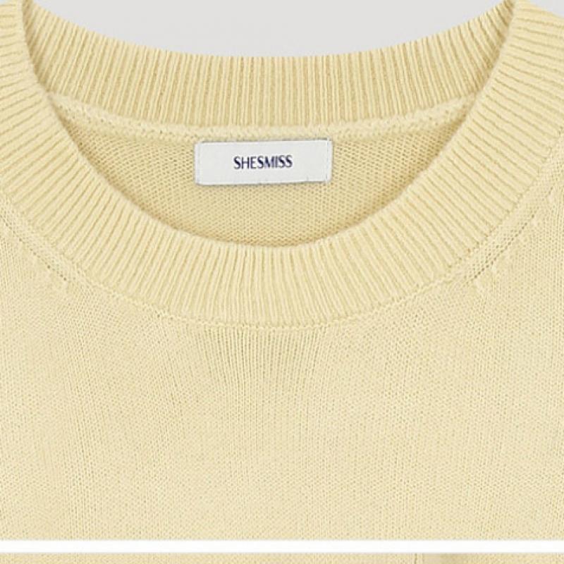  She S miSS  baSic Round Knit SSkpoo42540 Ly