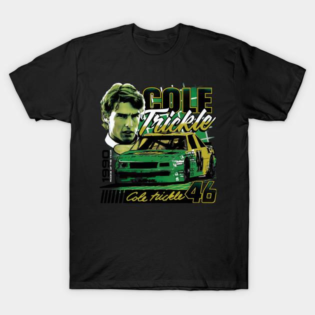 Asian Size Men Black Print T-shirt Days Of Thunder Cole Trickle 46 City Chevrolet - Vocitusvulpes #4640 No-Cut Heat Transfer Print Cotton Tshirt