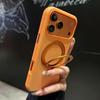 Совместимый магнитный вращающийся держатель Чехол для iPhone 17 Pro Max с защитой от скольжения, 360-градусный, ощущение кожи, защита Apple 16