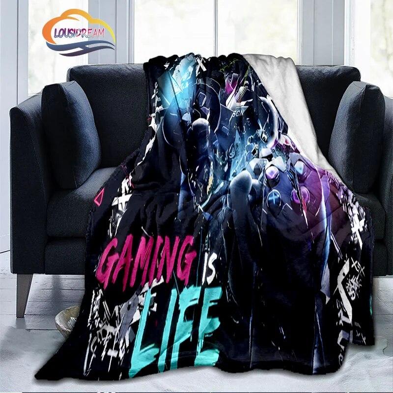 Игровое одеяло, игра, ручка видеоконтроллера закончена и начинается «Четыре сезона универсальных»