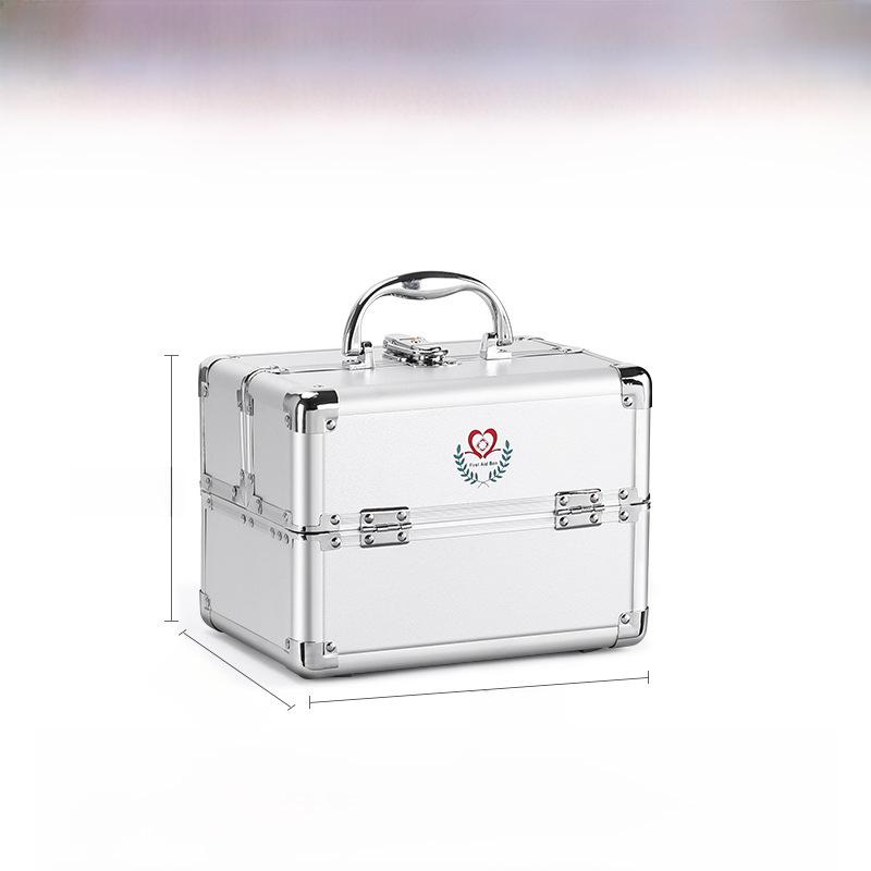 Большая многослойная аптечка с двойным открыванием — большая вместимость для семейного использования