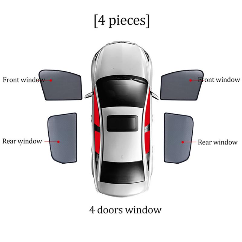 For Volkswagen VW GOLF 7 Variant 2012-2020 Magnetic Car Sunshade Visor Front Windshield Frame Curtain Rear Side Window Sun