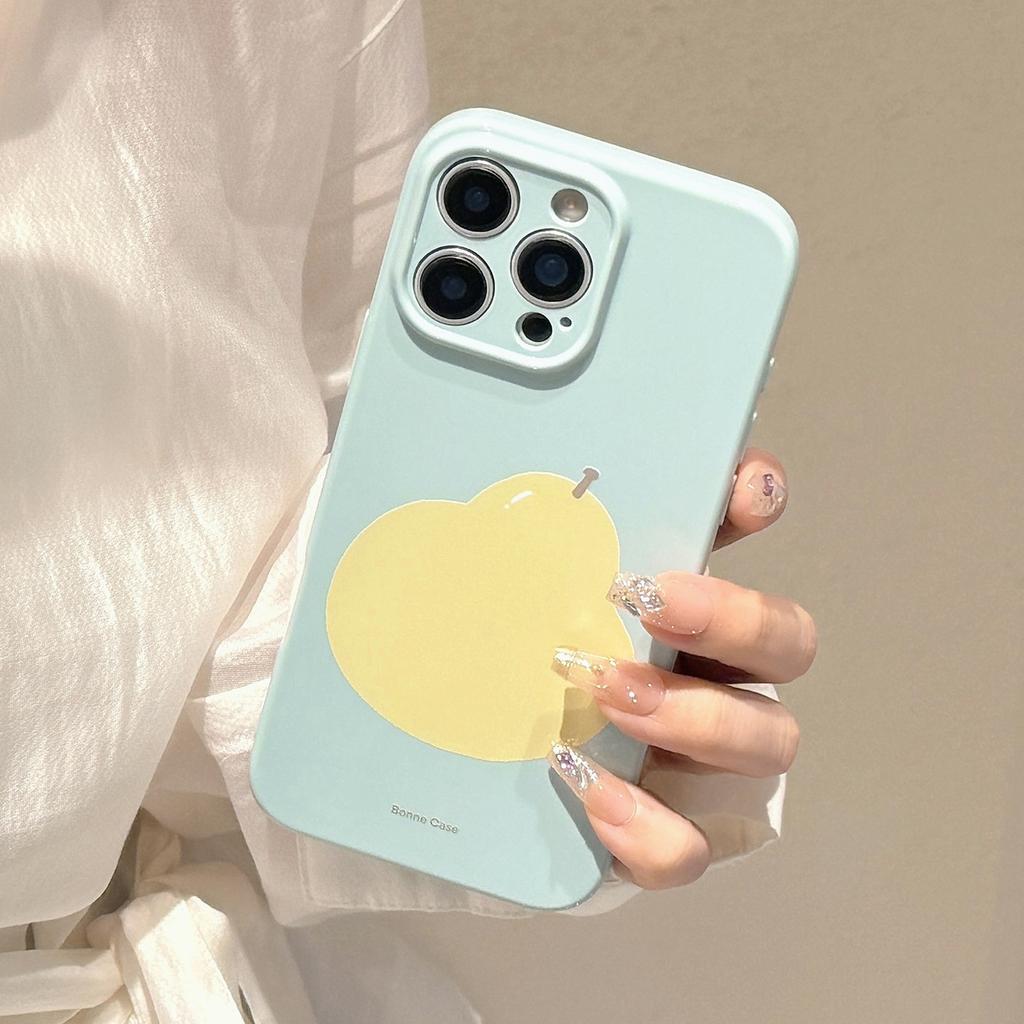 Нишевые фрукты для чехла на мобильный телефон iphone17pro max 16 apple 11 маленький свежий 14 полностью закрывающий 13 мягкий