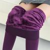 Women's Plus Size Pearl Velvet Leggings - Thick, Warm Korean Style for Autumn/Winter