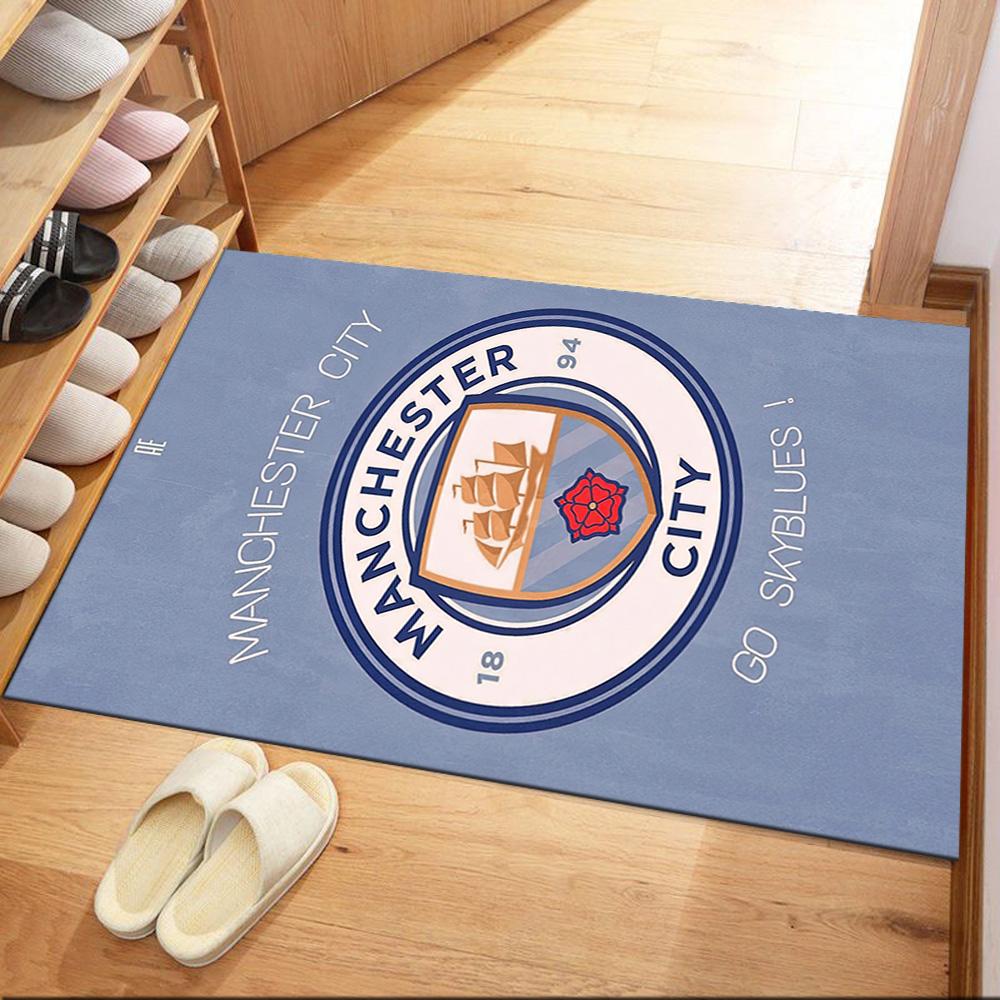 Manchester City Floor Rug Office Rug Perfect For Hallway Outdoor Game Room Dining Room Antislip Rug Decorate Offices Perfect Gift For Womenmen