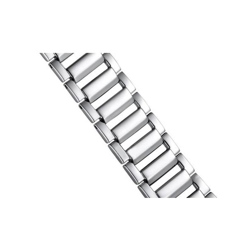 Casio Серия SHEEN, большой циферблат с кристаллами, кварцевый механизм, ремешок из нержавеющей стали, японские и корейские часы, женские часы, белый циферблат SHN-5013D-7A