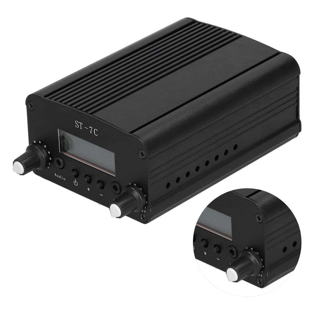 Вещательный передатчик FM ЖК-экран Радио Стерео Станция Аксессуары 1/7 Вт