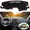 Anti Slips Dash Mat Fit For Hyundai Kona 2018-2021 Left Hand Drive Felt Fabric Dashmat Dashboard Cover Red Trim