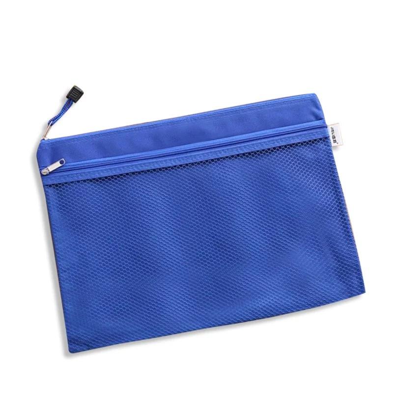 Новое поступление 1 шт. водонепроницаемый 2 слоя холста молния А4 папка для документов органайзер для хранения защитная сумка канцелярские принадлежности