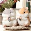 23cm Cartoon Hamster Stuffed Toy Kawaii Soft Animal Mouse Plush Pillow Cushion Birthday Gift For Baby
