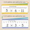 16 шт. обучающих карточек с цифрами для детей, сложение и вычитание, математическая игра для обучения в детском саду