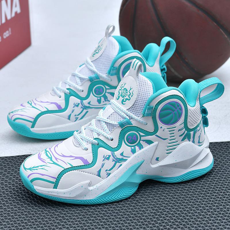 Большой размер 46 47 баскетбольные кроссовки с высоким верхом мужские ботинки для боя цементные спортивные кроссовки молодежные тренировочные кроссовки