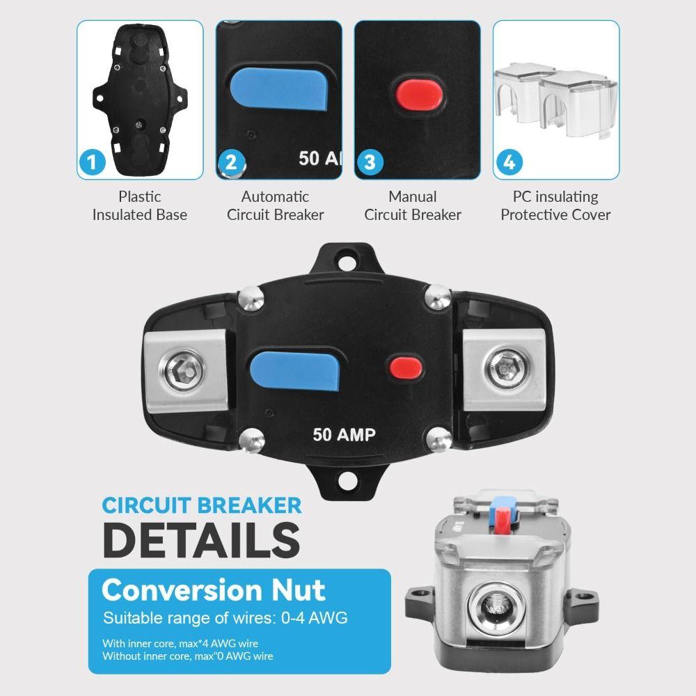 Бакелит Дерево Аудио Встроенные Держатели Предохранителей Цинковый Сплав Цинка Материал Автоматический Выключатель Морской