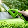 Dual-Use Rechargeable Electric Hedge & Grass Trimmer with Lithium Battery