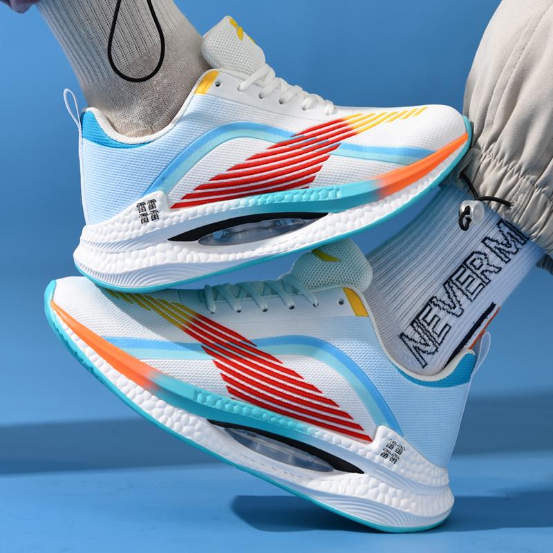 Легкие дышащие кроссовки, сетчатые дышащие резиновые кроссовки на воздушной подушке, кроссовки для пары, уличная обувь 36-45