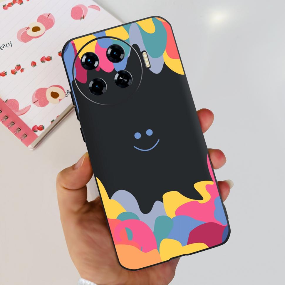 For Tecno Spark 20 Pro Plus Casing Cute Painted Cover KJ7 Soft Silicone TPU Phone Case For Spark20 Spark 20 Pro+ Bumper 6.78"