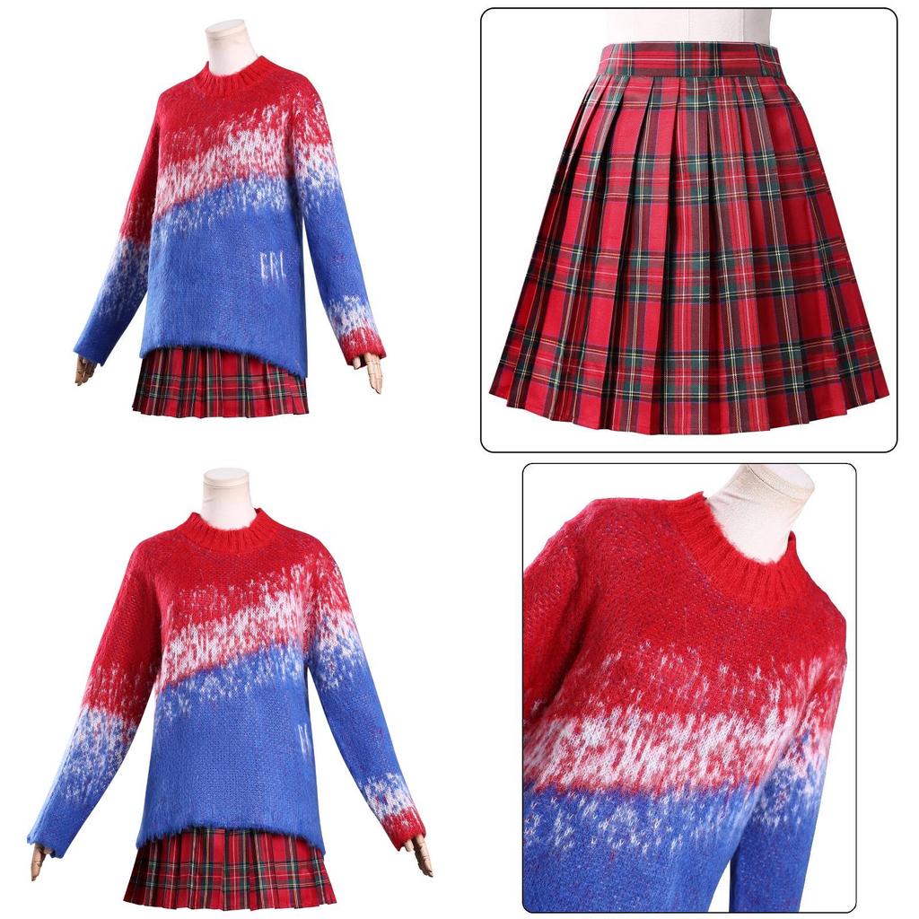 Косплей-свитер «Семейка Аддамс 2» с принтом для костюмированных мероприятий на Хэллоуин