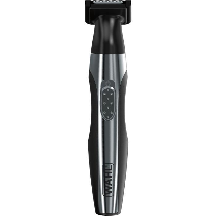 Precision Trimmer - WAHL - TRAVEL KIT DELUXE - 4 Cutting Lengths - Black / Silver