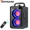 TOPROAD 20W Bluetooth Speaker Portable Wireless Stereo Bass Subwoofer Big Party Speakers Column Support FM Radio Remote Control