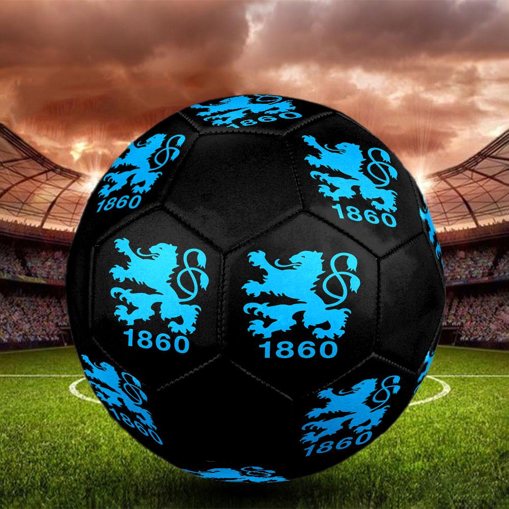 1 шт. Футбольный мяч TSV 1860 Munich, размер 5, для зала, модный, цветной, для игры на заднем дворе - Отличный подарок для любителей спорта HE60