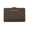 Кошелек из ПВХ-кожи с логотипом Женский кошелек Коричневый D35F8GTVF2B-BROWN