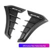 Universal Shark Fin Side Air Outlet Hood Fender Sticker for Car Decoration.