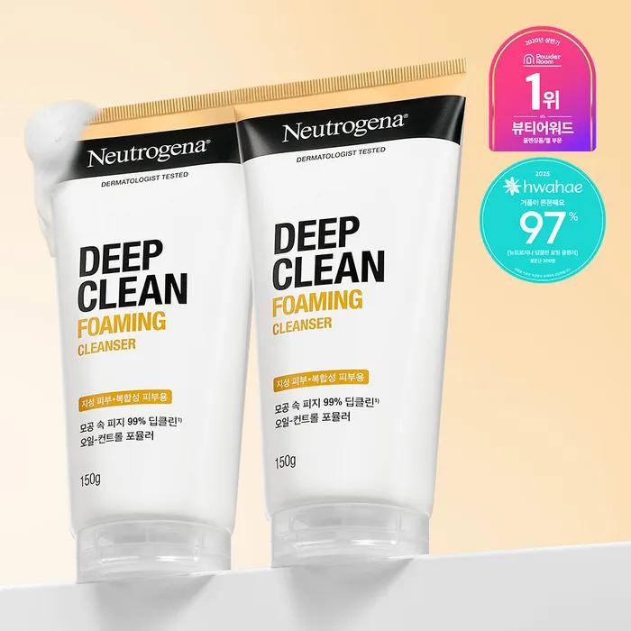 Neutrogena Deep Clean Foaming Cleanser 150g x 2