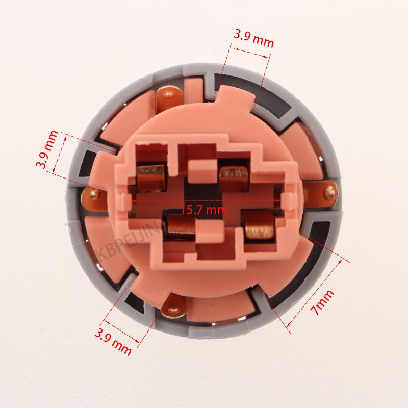 1Pcs 90075-60036 Car T20 W21W Bulb Base Socket For Toyota Highlander Tail Lights Lamp Holder Accessories