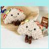Cute Plush Sandwich Figurine Taco Keychain With Super Soft Pp Cotton Material
