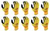 Nitrile Foam Coated Work 3D Comfort Stretch Smart Gloves, Fit, Touch, Washable, Thin, 10-Pack (Small, Yellow)