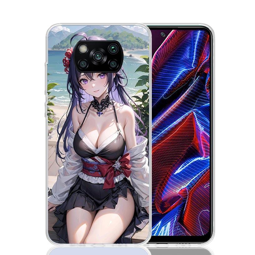 Чехол для телефона Honkai Star Rail Seele для Xiaomi Poco X7 X6 X5 Pro F7 Ultra Redmi 15C 15 13 13C 12 12C 10 10A 10C 9 9A 9C 9T Обложка P