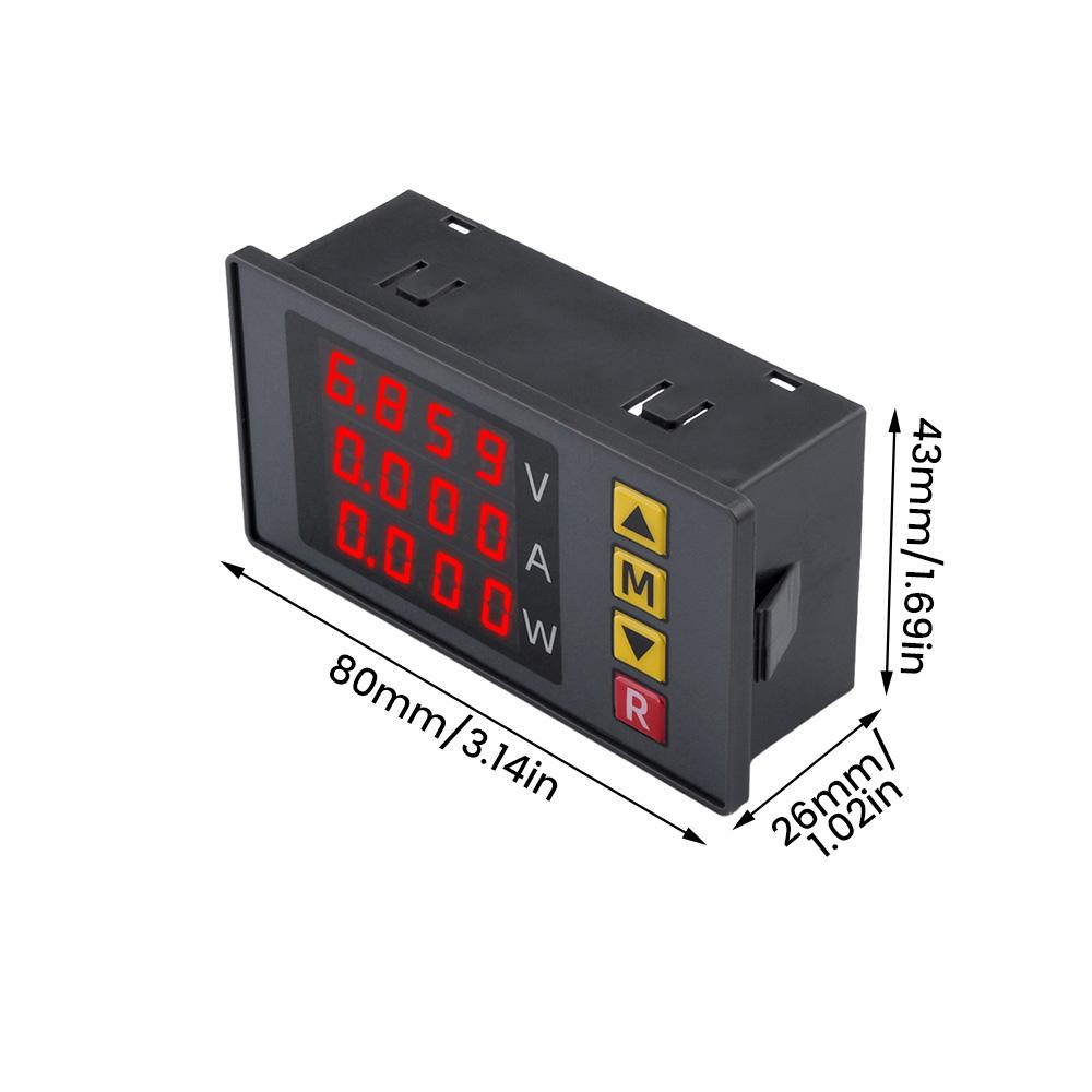 BM730 DC0-100V 10A 1000W Digital Voltmeter Ammeter Wattmeter Energy Meter Power Meter Voltage Detector Current Meter Monitor